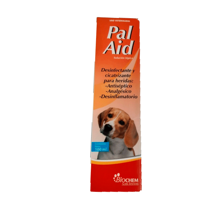 Biochem Pal Aid Desinfectante y Cicatrizante para Perros Biochem Pal Aid Desinfectante y Cicatrizante para Perros